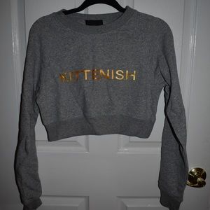 Kittenish crop sweatshirt size medium